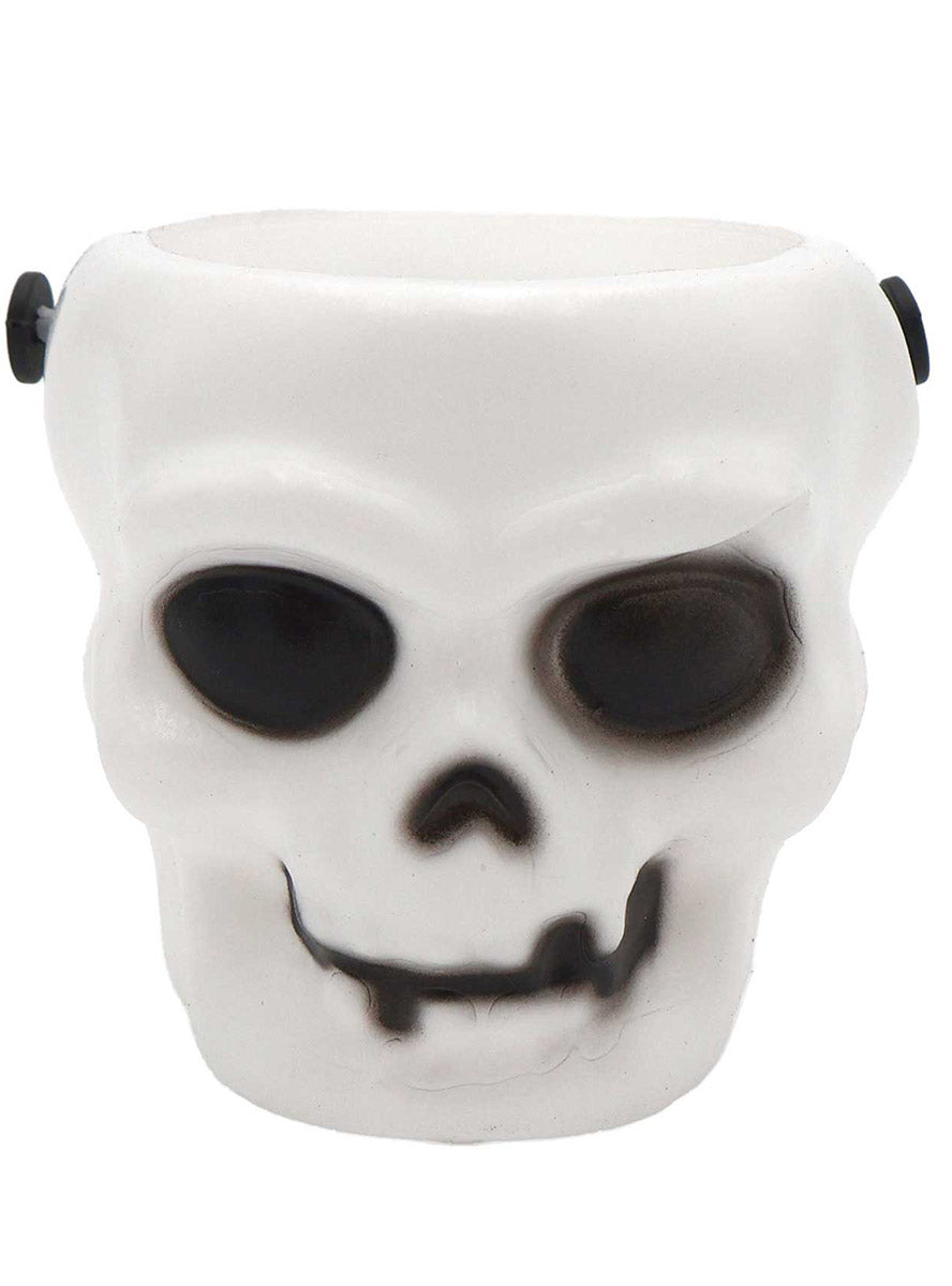 6 Pack of Halloween Fright Night Mini Skull Treat Buckets - Close Image