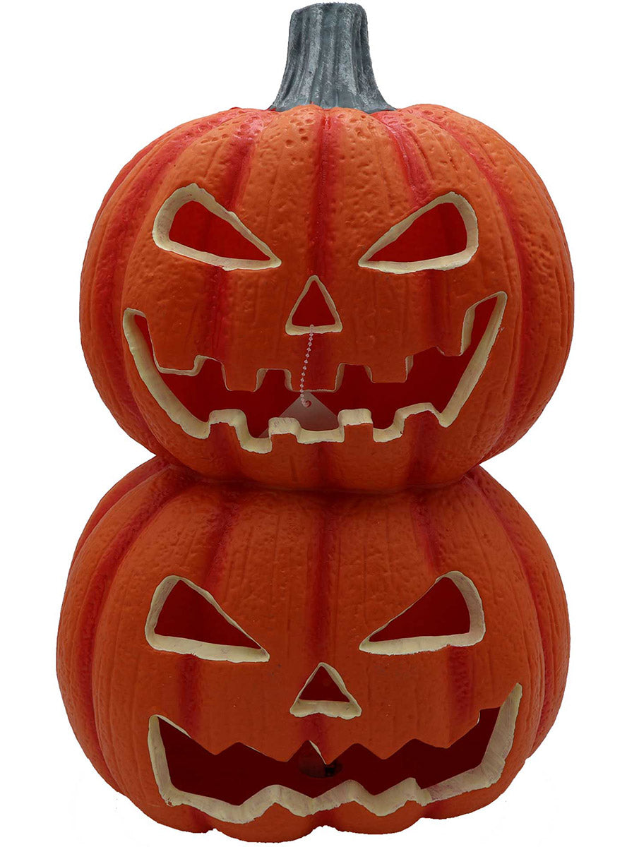 48cm Halloween Fright Night Pumpkin Stack Decoration - Main Image