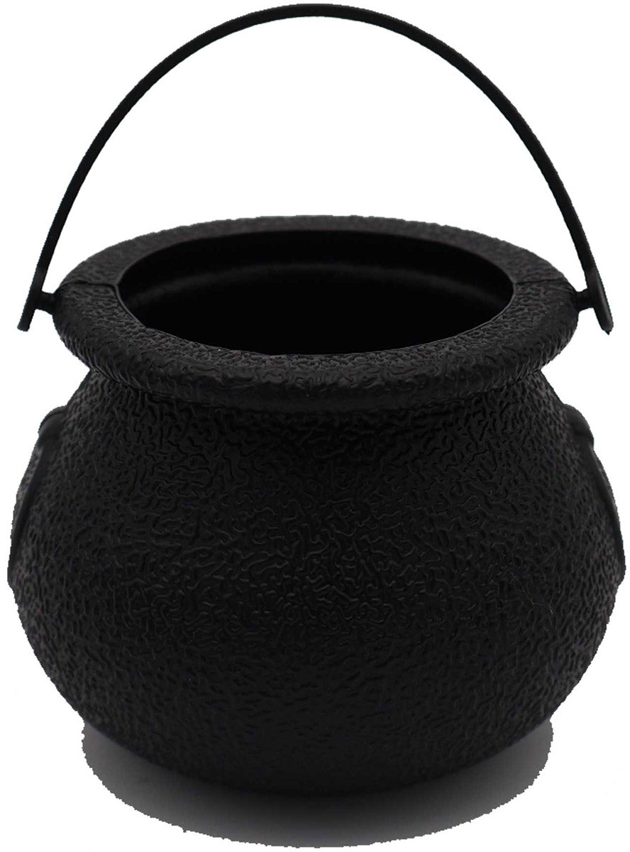 6 Pack of Halloween Fright Night Mini Witch Cauldron Treat Buckets - Main Image