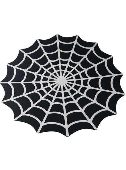 40cm Halloween Fright Night Spiderweb Serving Platter - Main Image