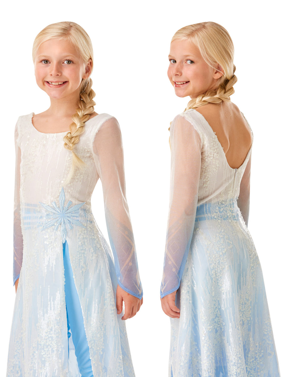 Frozen 2 Girls Limited Edition Travel Elsa Costume - Alternative Image