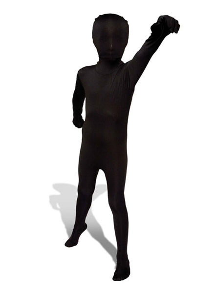Teen Boys Black Full Body Costume Morphsuit