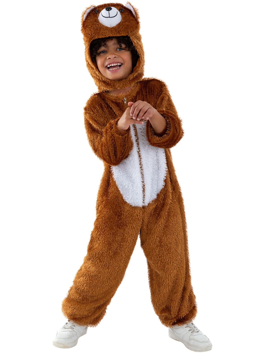 Furry Brown Bear Boys Animal Costume Onesie K Smf 99817 B Main Image