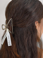 bridal shower claw clip in gold - main image