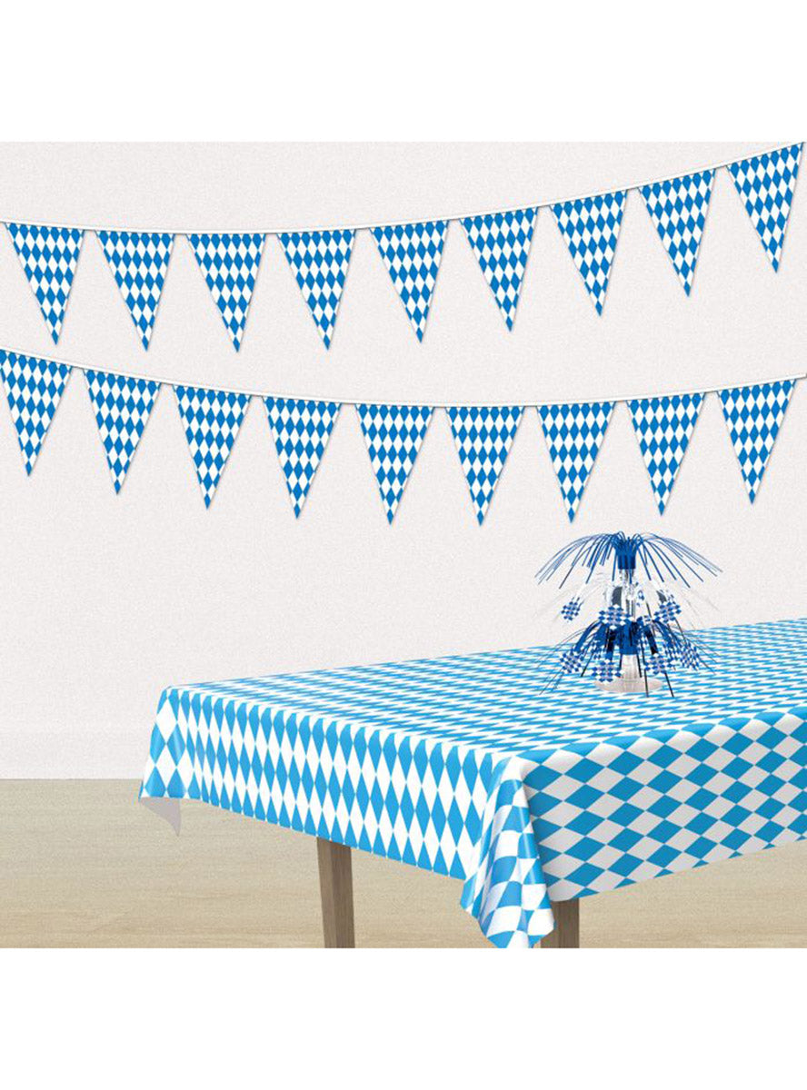 Classic Oktoberfest Pennant Flag Banner - Lifestyle Image