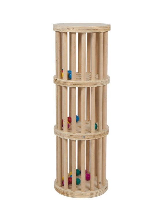 Giant 68cm Wooden Rainmaker Kids Play Rattle - Standing Image
