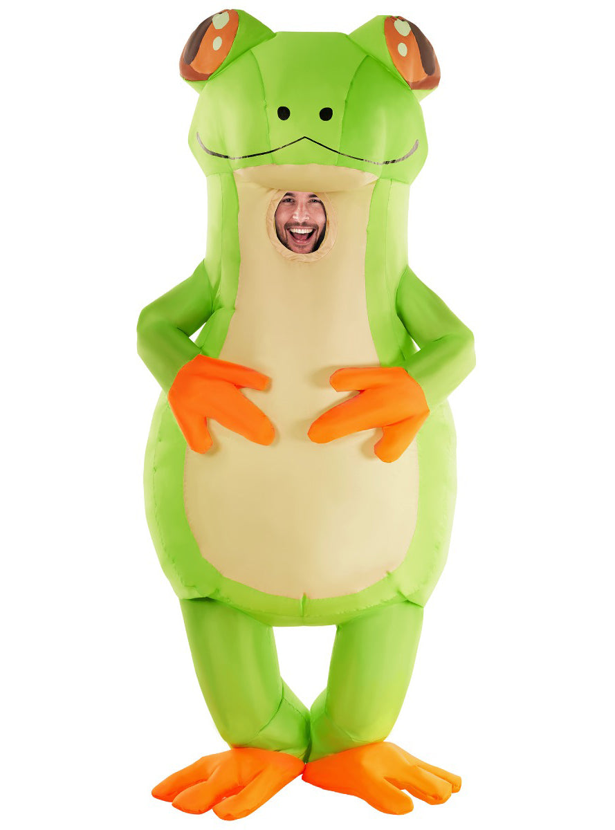 Giant Inflatable Green Tree Frog Adults Costume
