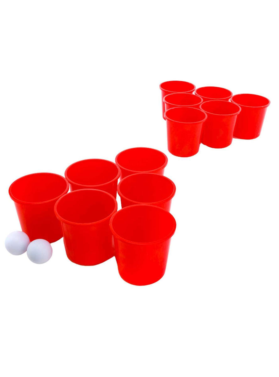 Giant Beer Pong Adults Drinking Party Game - Set Up Image 2