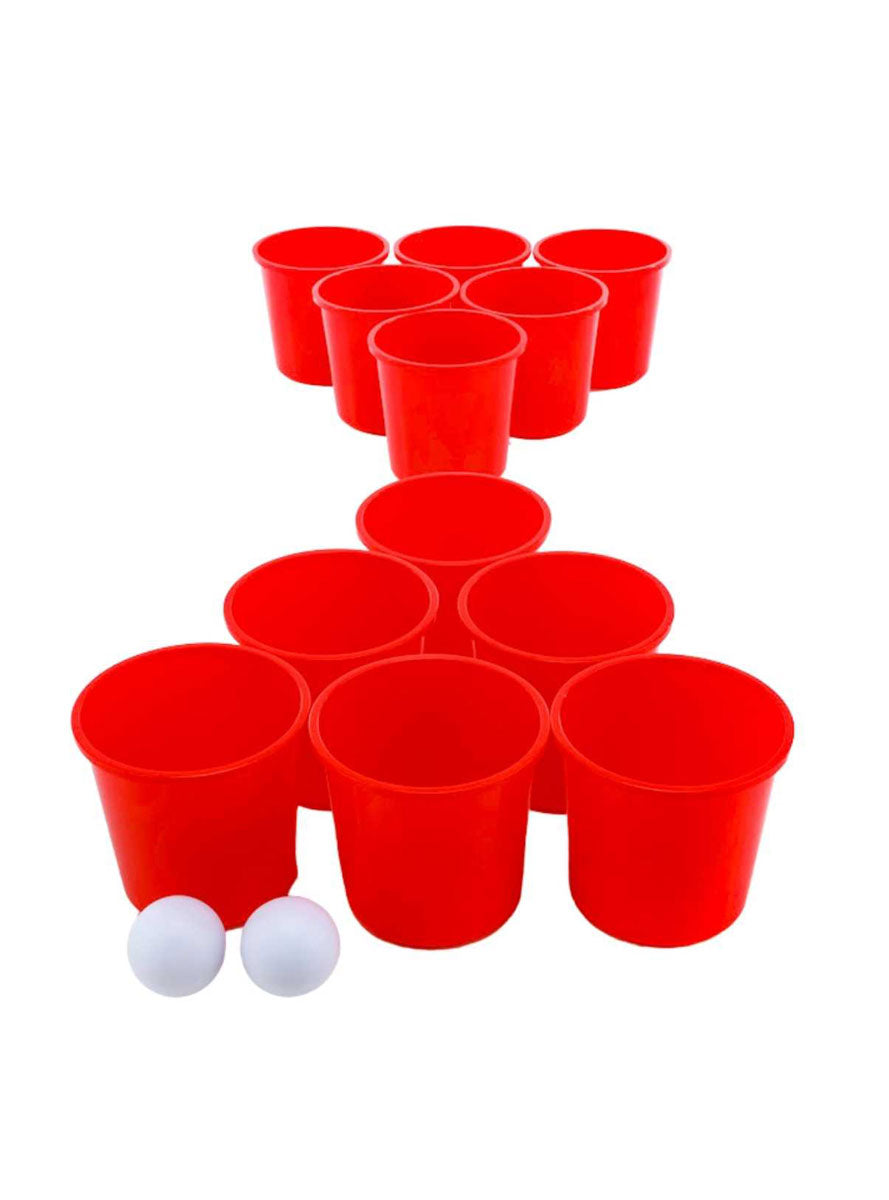 Giant Beer Pong Adults Drinking Party Game - Set Up Image
