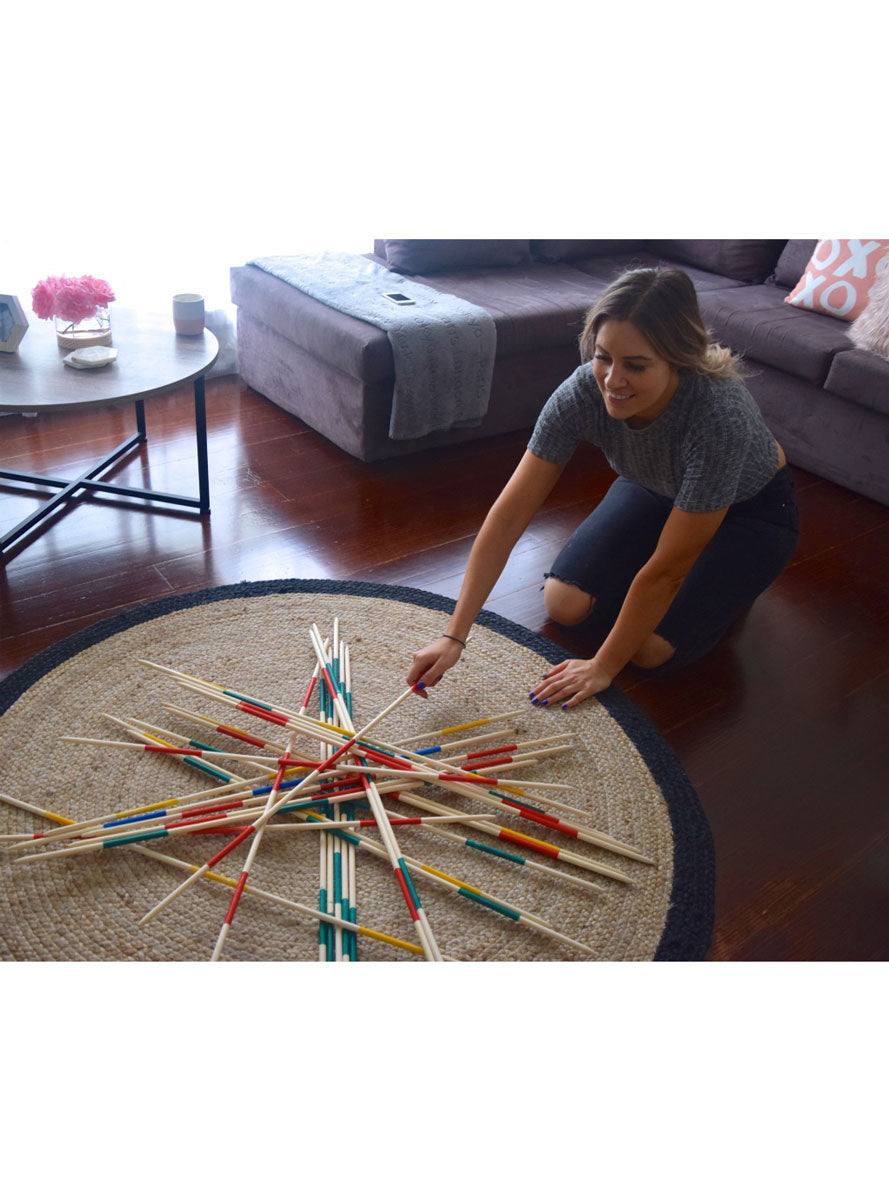Giant Pick Up Sticks 90cm Party Game - Lifestyle Image 2