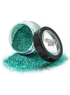 Glitter Me Up Aqua Marine Green Fine Biodegradable Loose Glitter Shaker - Main Image
