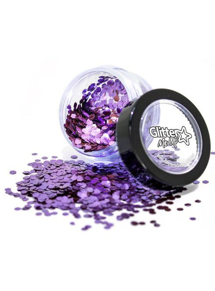 Glitter Me Up Parma Violet Chunky Bio Degradable Glitter Shaker - Main Image