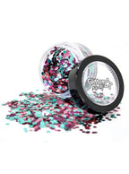 Glitter Me Up Rainbow Fish Blend Chunky Bio Degradable Glitter Shaker - Main Image