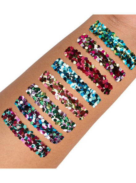 Glitter Me Up Rainbow Fish Blend Chunky Bio Degradable Glitter Shaker - Swatch Image