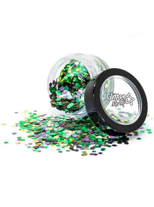 Glitter Me Up Rainforest Blend Chunky Bio Degradable Glitter Shaker - Main Image