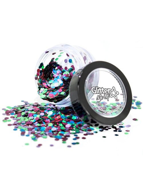 Glitter Me Up Wild Parrot Blend Chunky Bio Degradable Glitter Shaker - Main Image