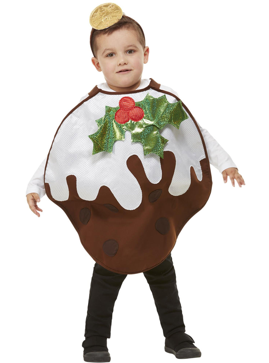 Glittering Christmas Pudding Toddler Christmas Costume K Smf 61036 Main Image