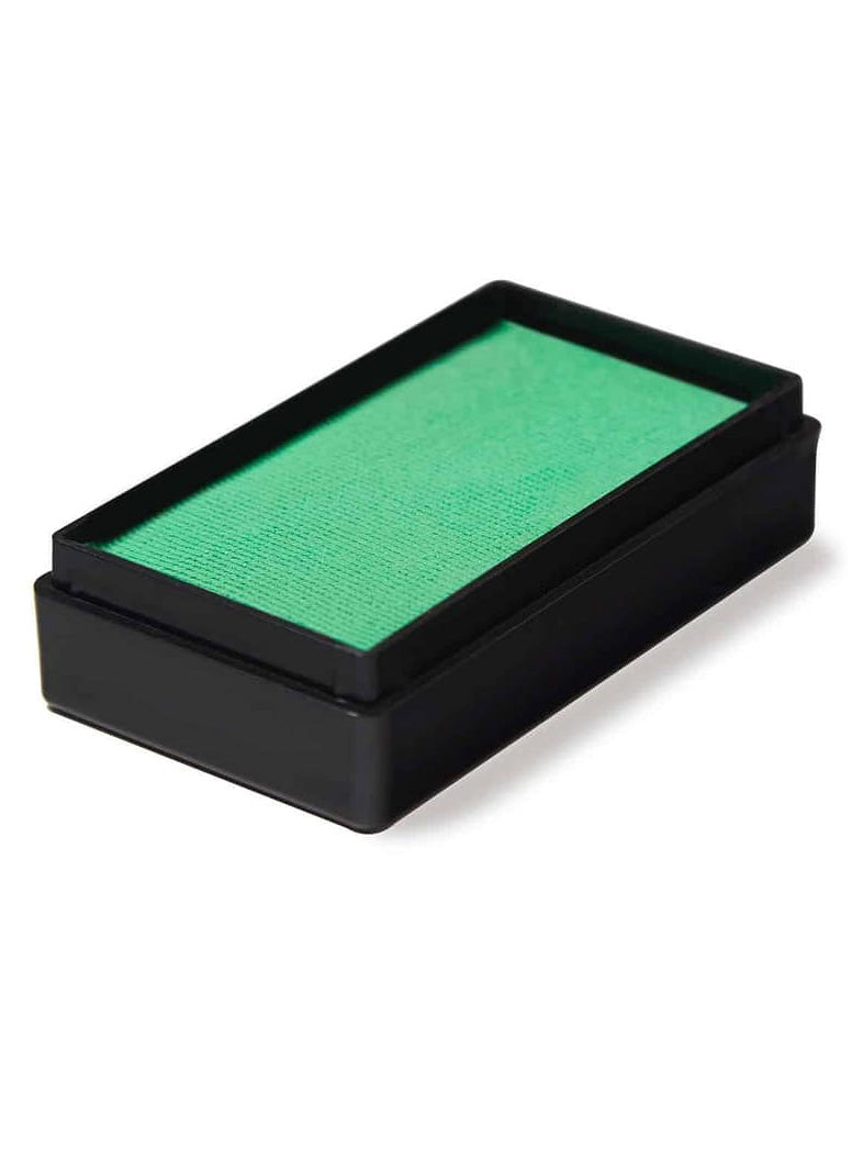Global 20g UV Neon Light Teal Face and Body Cake Makeup - Alternative Image