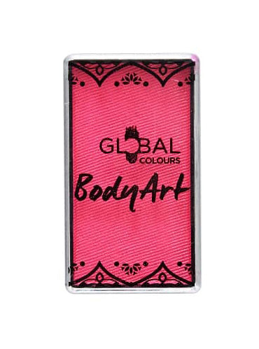 Global 20g UV Neon Magenta Face and Body Cake Makeup - Main Image