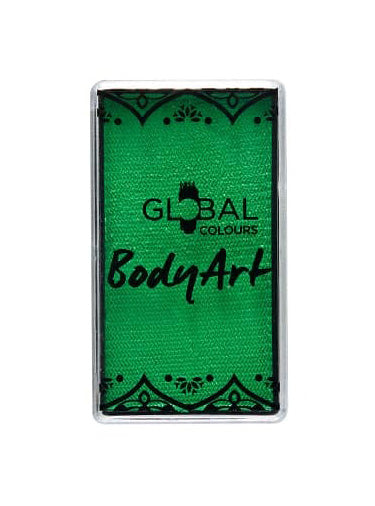 Global 20g UV Neon Teal Face and Body Cake Makeup - Main Image