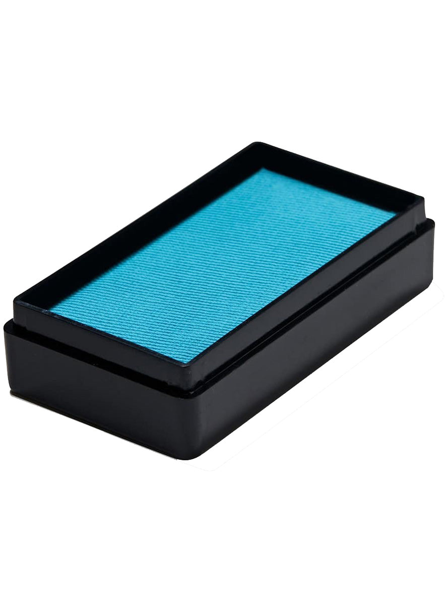 Global 20g Baby Blue Face and Body Cake Makeup - Alternative Image