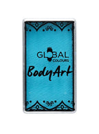 Global 20g Baby Blue Face and Body Cake Makeup - Main Image