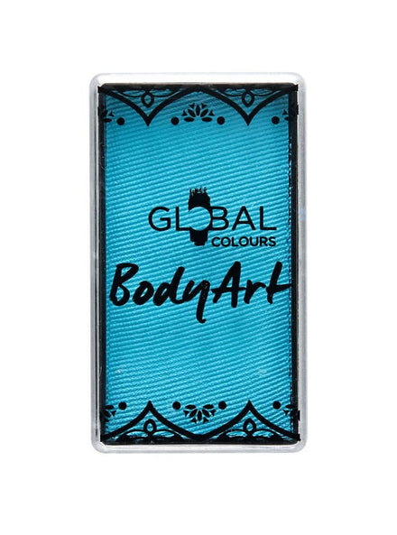 Global 20g Baby Blue Face and Body Cake Makeup - Main Image