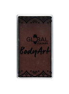 Global 20g Brown Face and Body Cake Makeup - Main Image