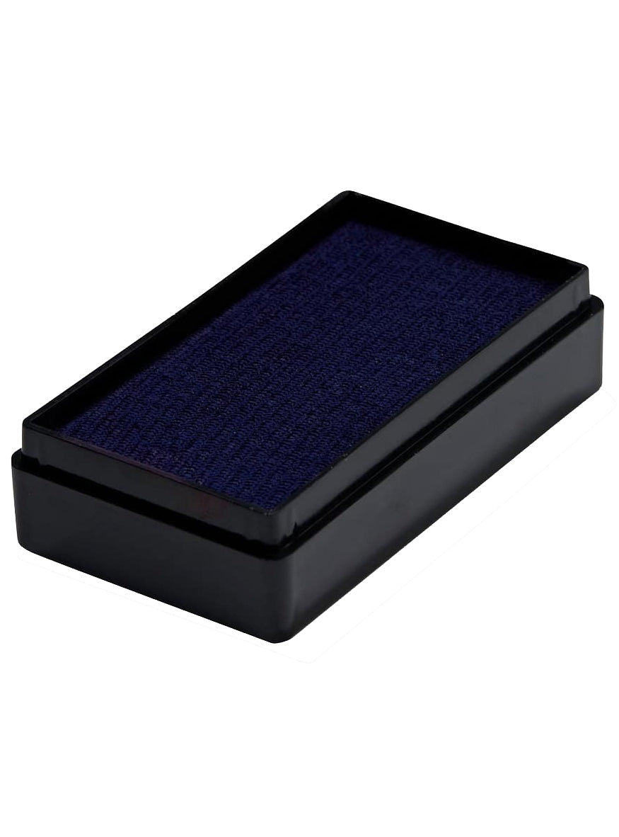 Global 20g Dark Blue Face and Body Cake Makeup - Alternative Image