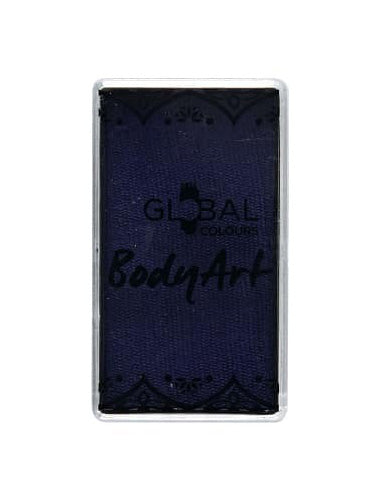Global 20g Dark Blue Face and Body Cake Makeup - Main Image