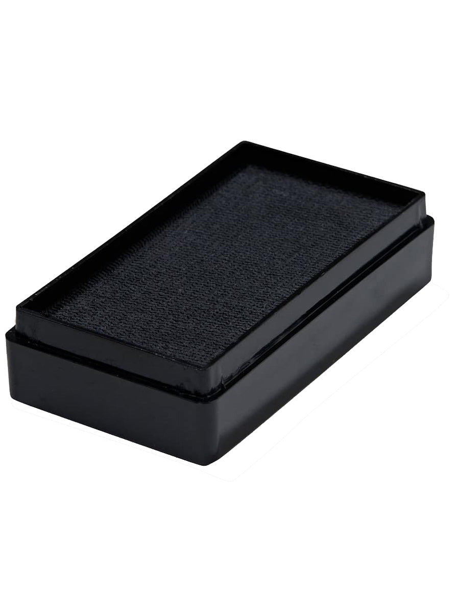 Global 20g Metallic Black Face and Body Cake Makeup - Main Image