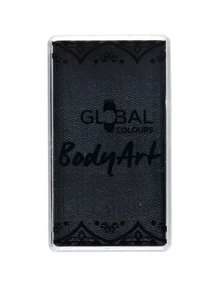 Global 20g Metallic Black Face and Body Cake Makeup - Main Image