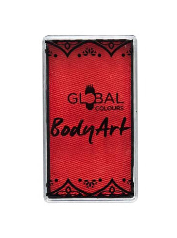Global 20g Orange Face and Body Cake Makeup - Main Image