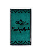 Global 20g Pearl Emerald Green Face and Body Cake Makeup - Main Image