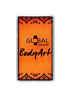 Global 20g Pearl Orange Face and Body Cake Makeup - Main Image