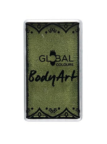 Global 20g Pearl Sage Green Face and Body Cake Makeup - Main Image