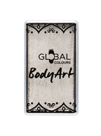 Global 20g Pearl White Face and Body Cake Makeup - Main Image