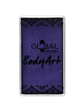 Global 20g Purple Face and Body Cake Makeup - Main Image