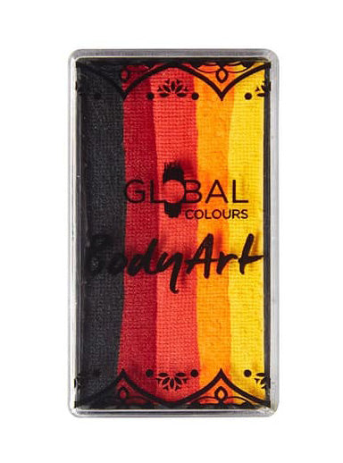 Global 25g Dragon Fire One Stroke Face and Body Cake Makeup - Alternative Image