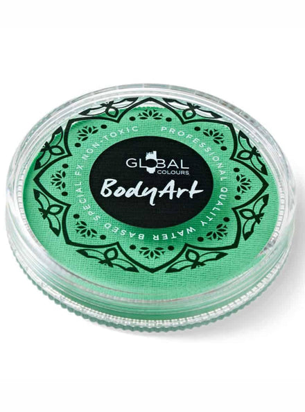 Global 32g UV Neon Light Teal Face and Body Cake Makeup - Main Image