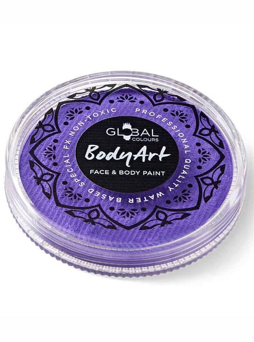 Global 32g UV Neon Purple Face and Body Cake Makeup - Main Image