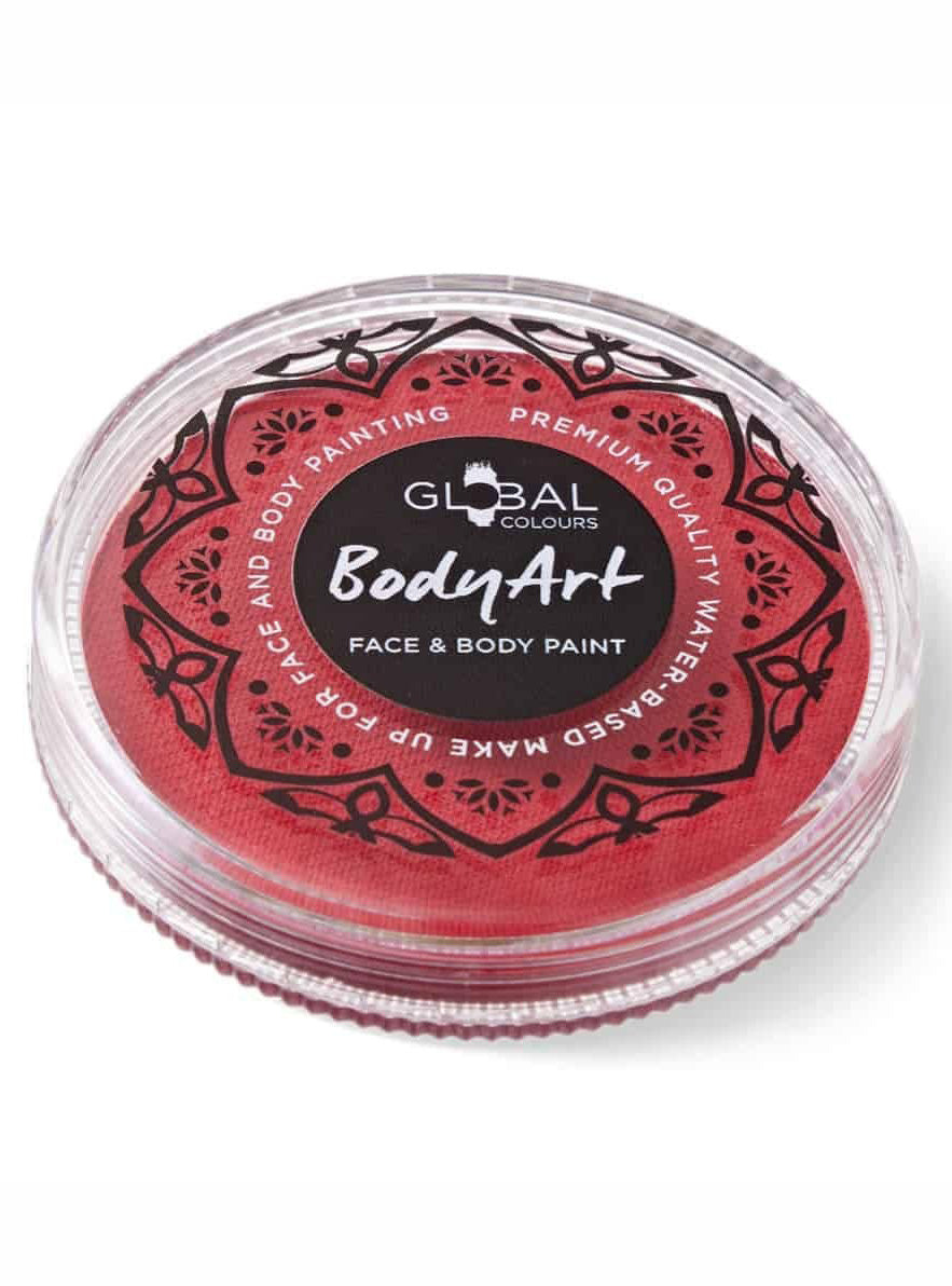 Global 32g Old Red Face and Body Cake Makeup - Main Image