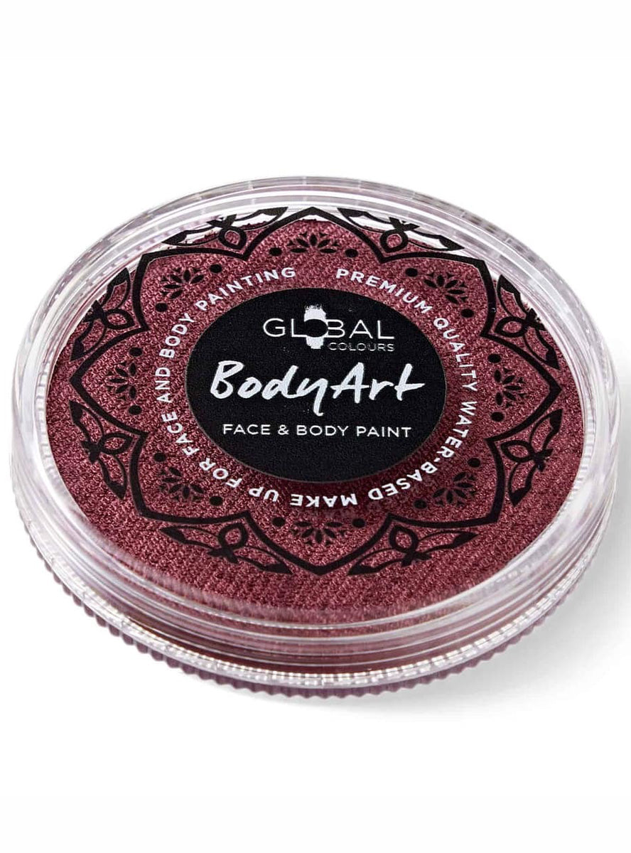 Global 32g Pearl Burgundy Face and Body Cake Makeup - Main Image