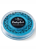 Global 32g Pearl Peacock Blue Face and Body Cake Makeup - Main Image