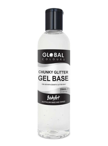 Global Chunky Glitter Gel Base 250ml - Main Image
