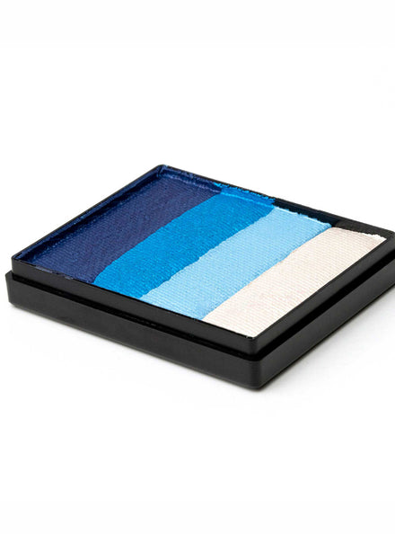 Global Colours 50g Antarctica Blues Rainbow Cake Makeup - Main Image