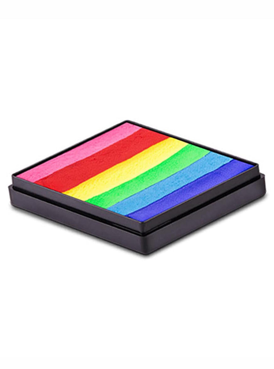 Global Colours 50g Bright Rainbow Split Cake Makeup - Main Image