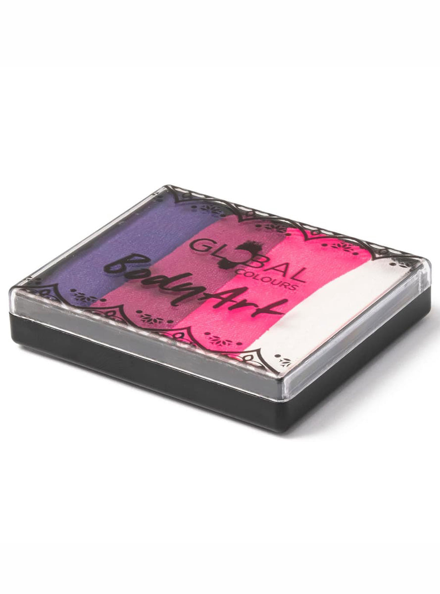 Global Colours 50g Little Lady Split Cake Makeup - Packaging Image