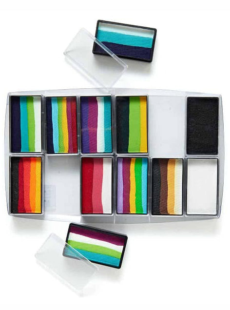 Global Rainbow Explosion 12 Pack Refillable Face Painting FX Palette - Alternative Image 2