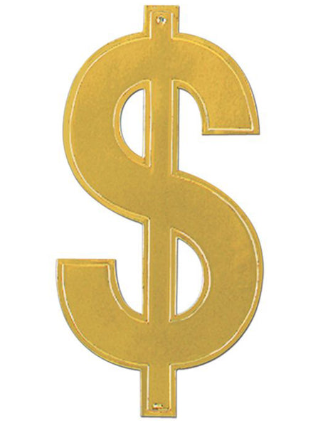 Dollar Sign Cut Out Decoration - Main Image